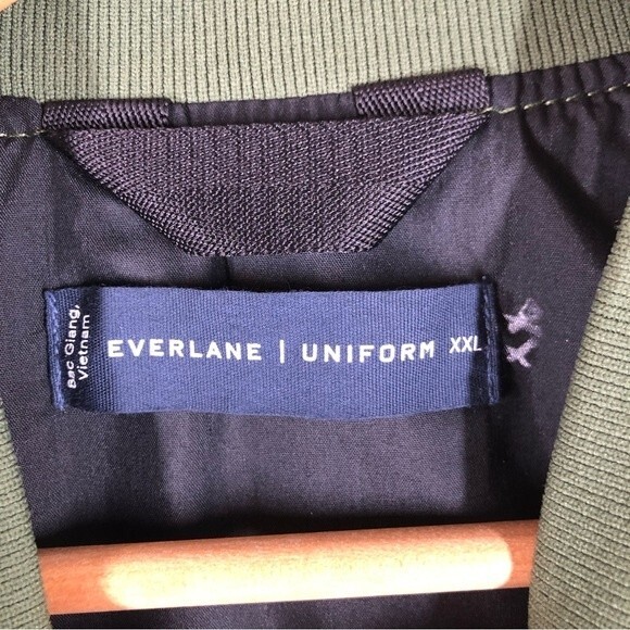 Everlane Uniform The Bomber Jacket Green Men’s XXL - Picture 3 of 9